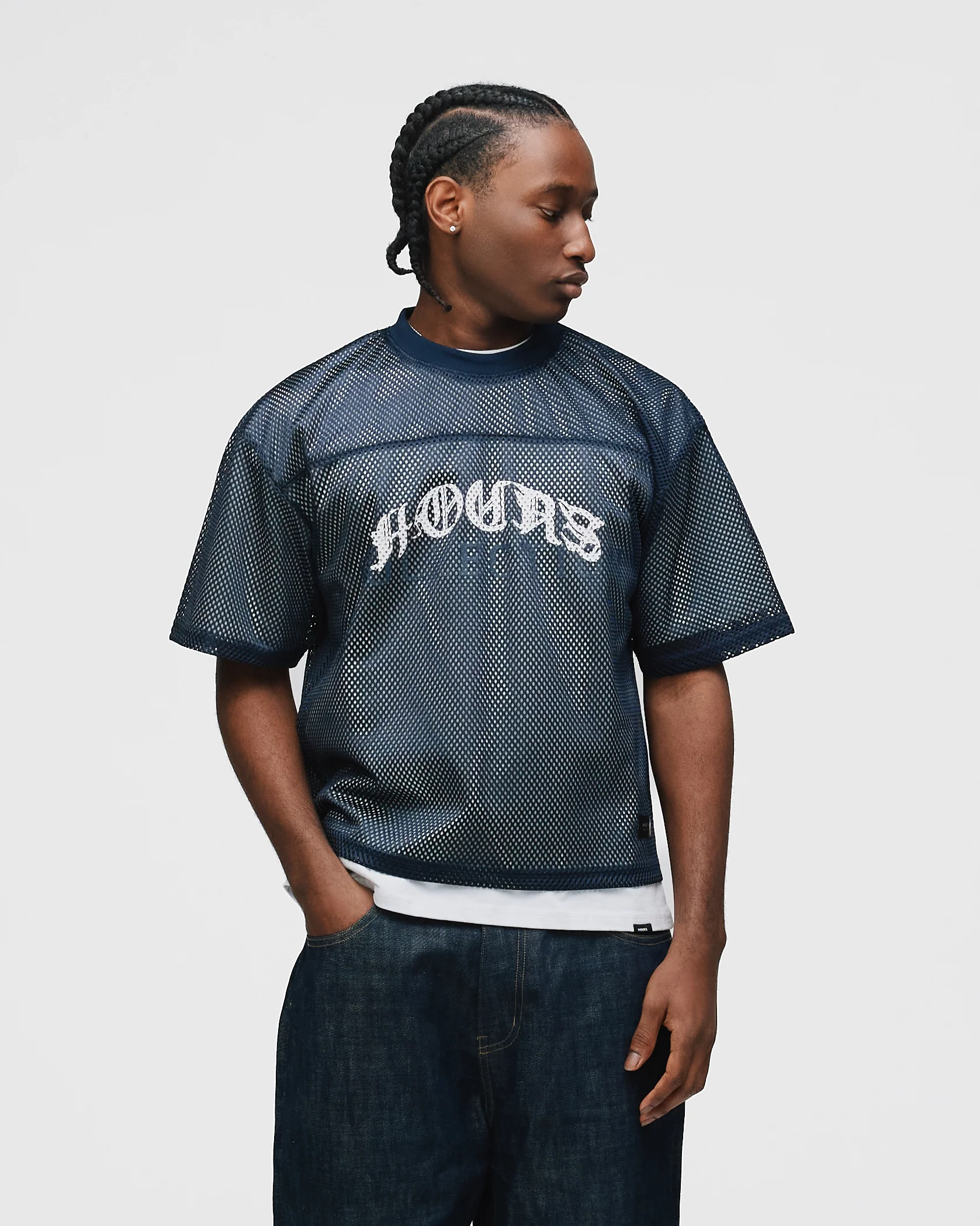 Mesh Jersey - Navy