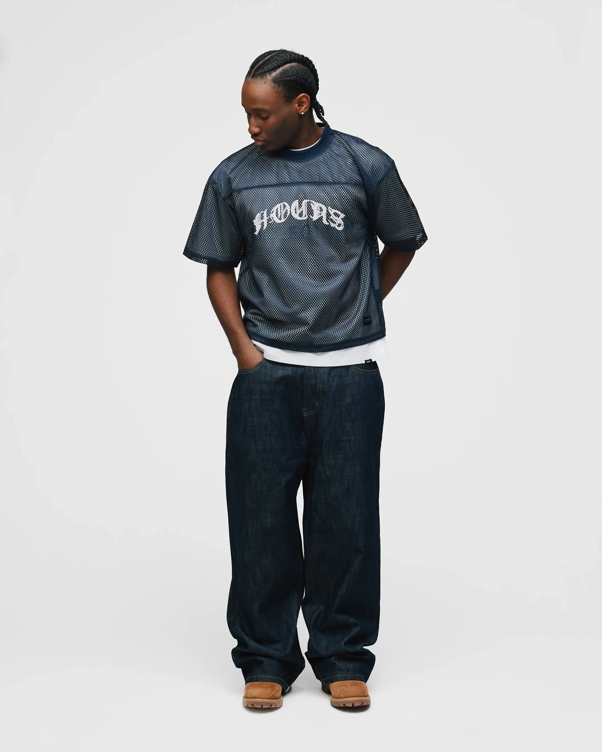 Mesh Jersey - Navy
