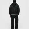 Arc Zip Hoodie - Black