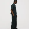 Neural Link Cropped T-Shirt - Vintage Black