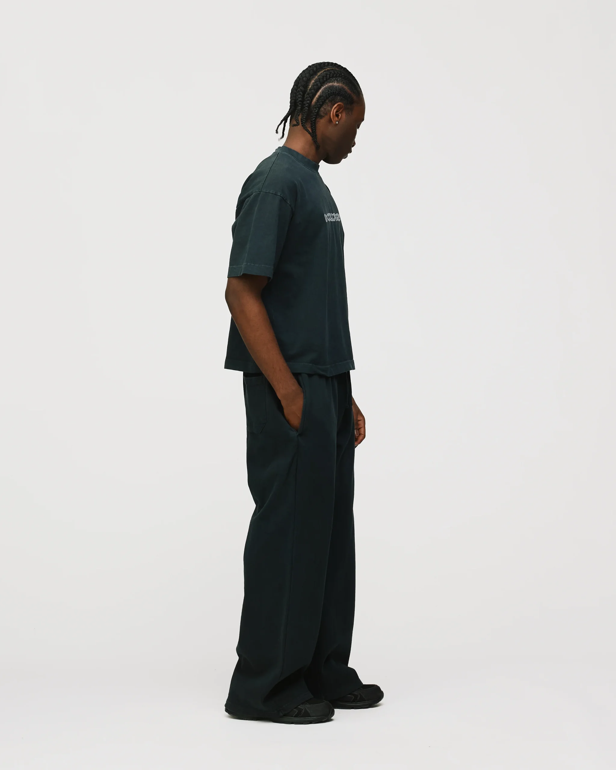 Neural Link Cropped T-Shirt - Vintage Black