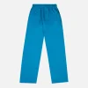Open Bottom Sweatpants - Aqua