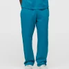 Open Bottom Sweatpants - Aqua