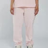 Open Bottom Sweatpants - Blush