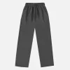Open Bottom Sweatpants - Charcoal