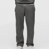 Open Bottom Sweatpants - Charcoal