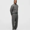 Open Bottom Sweatpants - Charcoal
