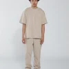 Open Bottom Sweatpants - Desert