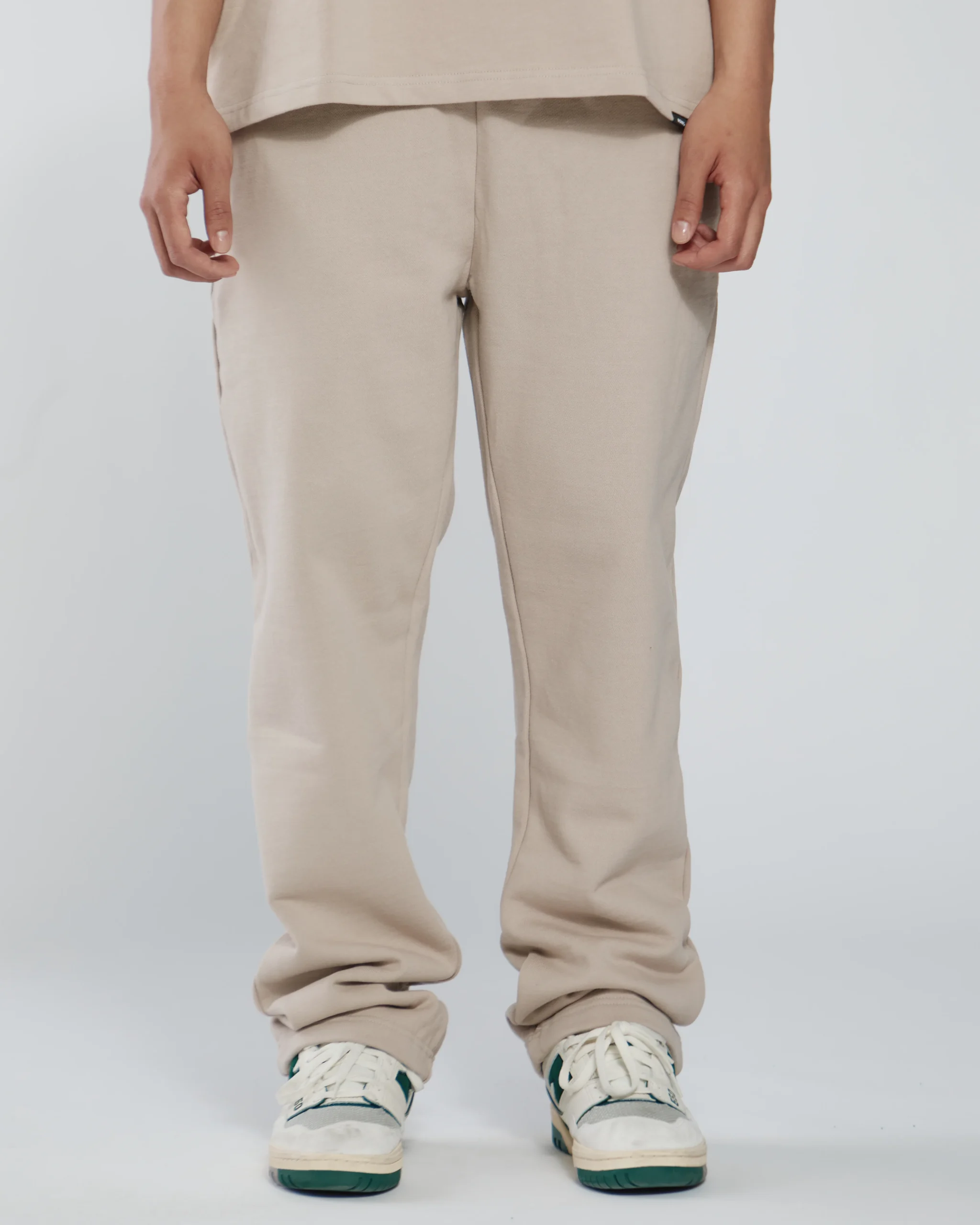 Open Bottom Sweatpants - Desert