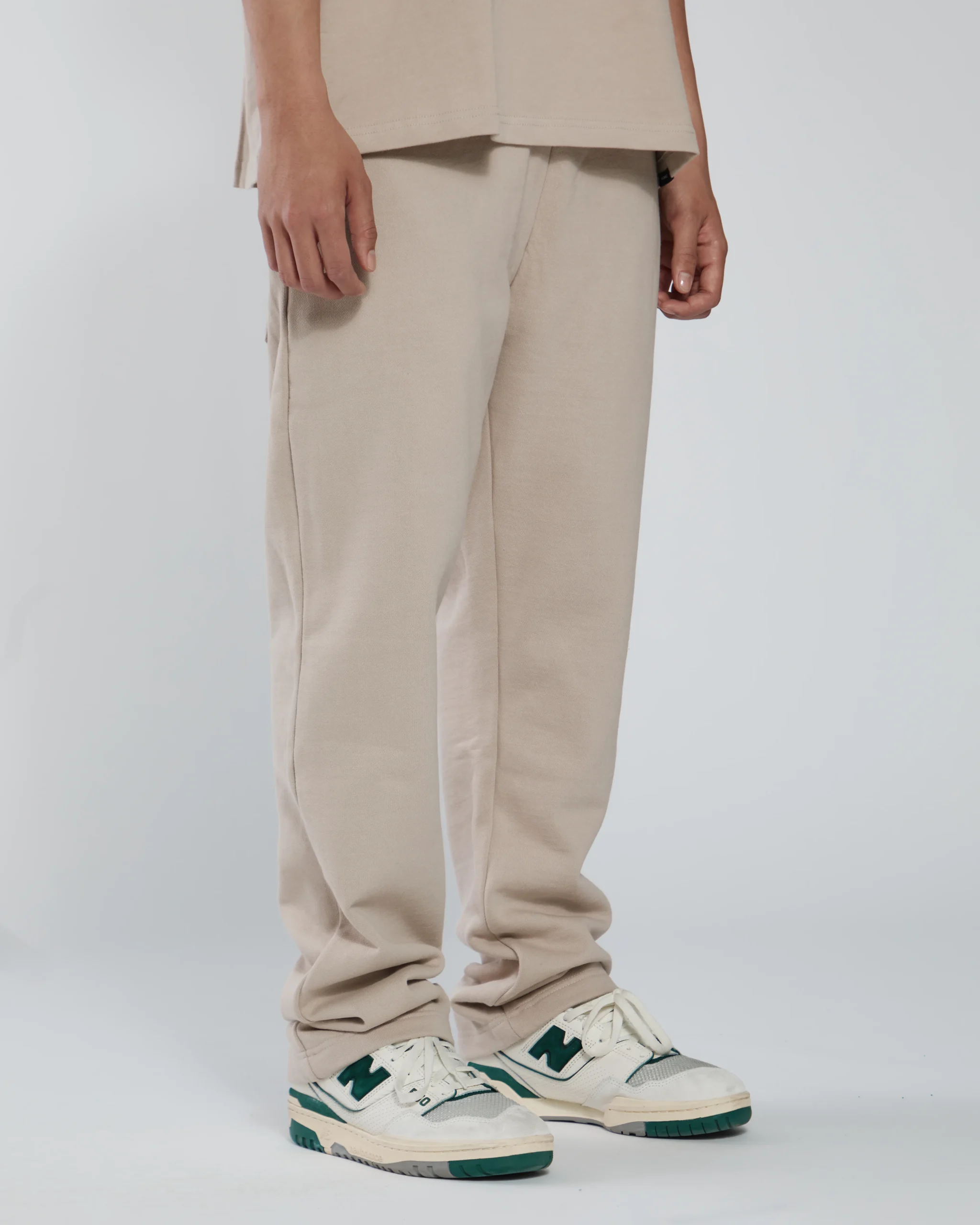 Open Bottom Sweatpants - Desert