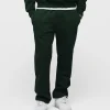 Open Bottom Sweatpants - Forest Green