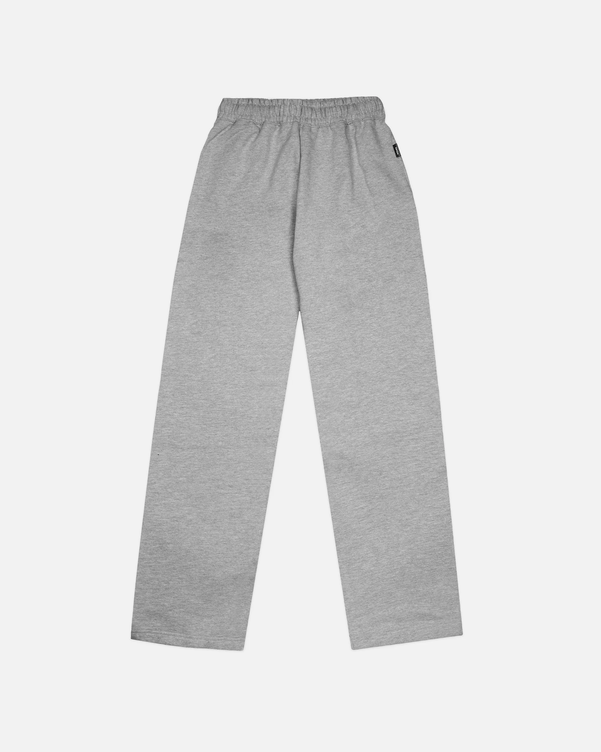 Open Bottom Sweatpants - Grey