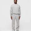 Open Bottom Sweatpants - Grey