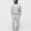 Open Bottom Sweatpants - Grey