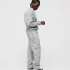 Open Bottom Sweatpants - Grey