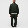 Open Bottom Sweatpants - Olive