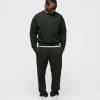 Open Bottom Sweatpants - Olive