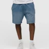 Cotton Shorts - Sunfaded Blue
