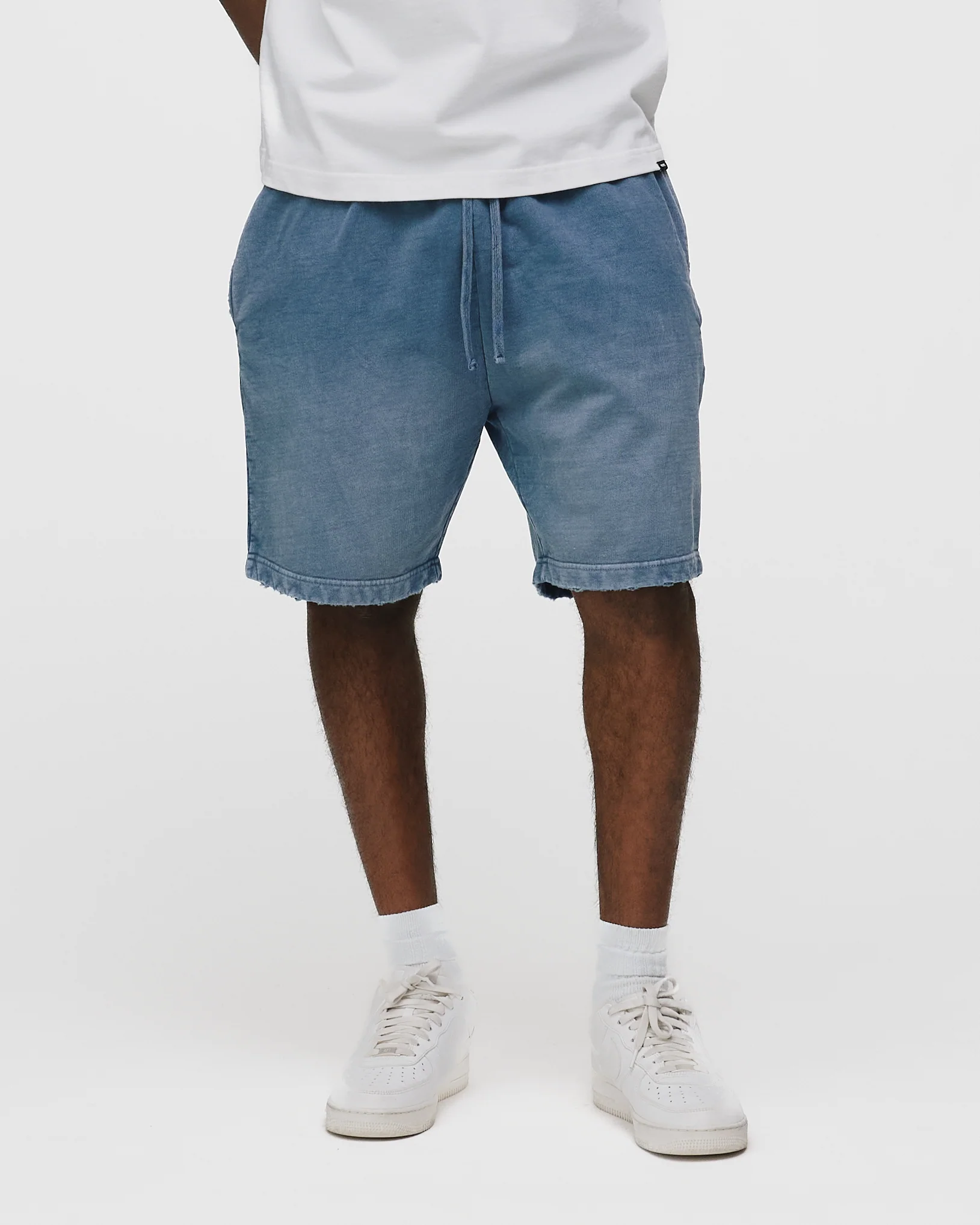 Cotton Shorts - Sunfaded Blue