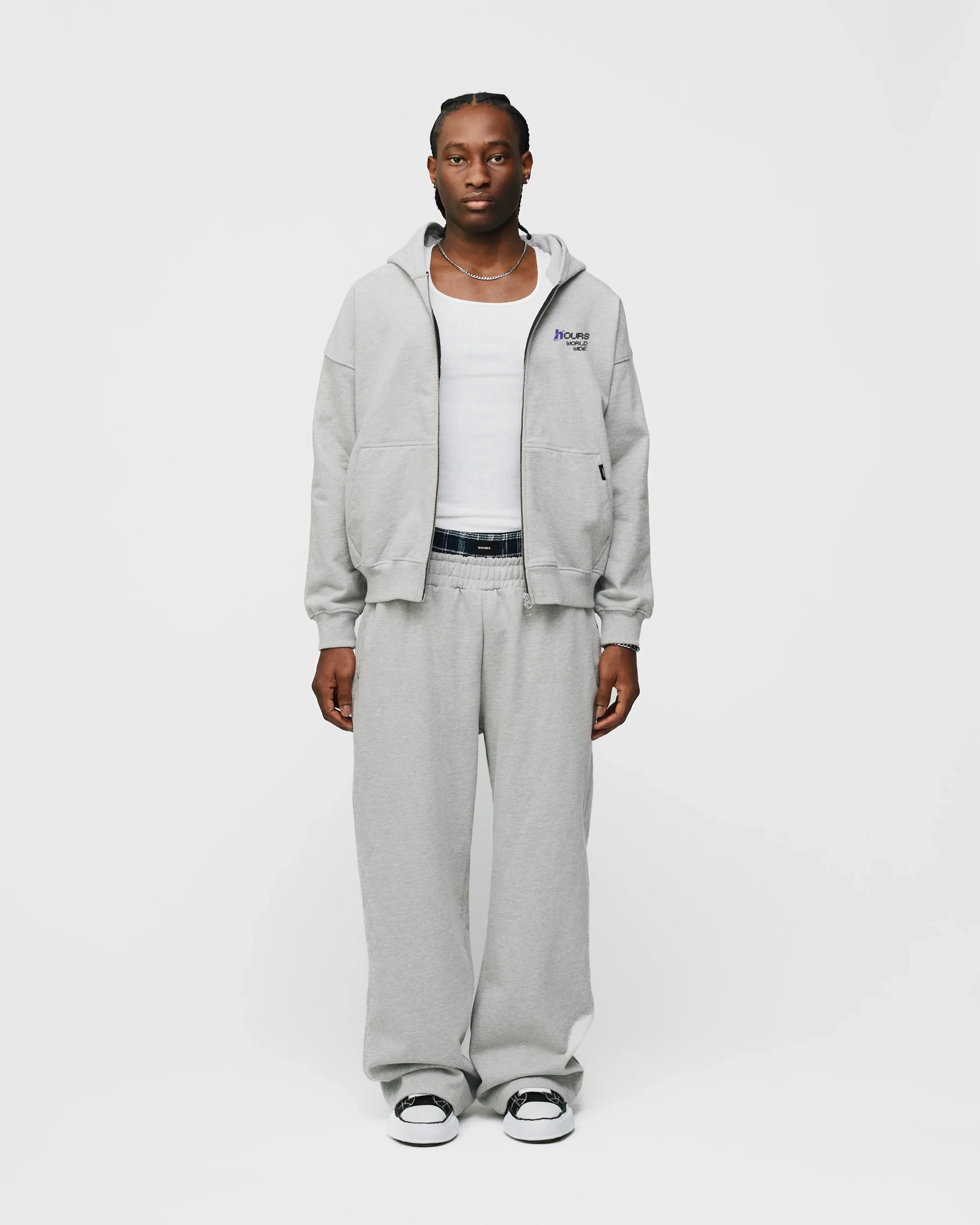 Open Interface Zip Hoodie - Grey