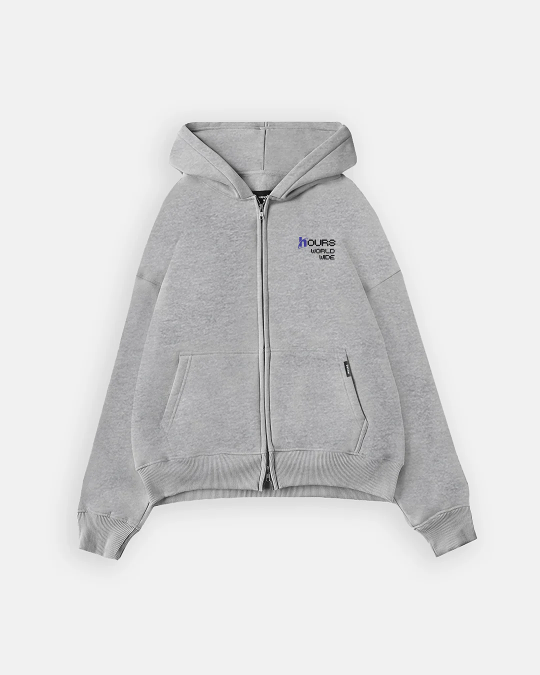 Open Interface Zip Hoodie - Grey