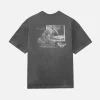 Outlaw Cropped T-Shirt - Vintage Grey