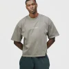 Outlaw Cropped T-Shirt - Vintage Grey