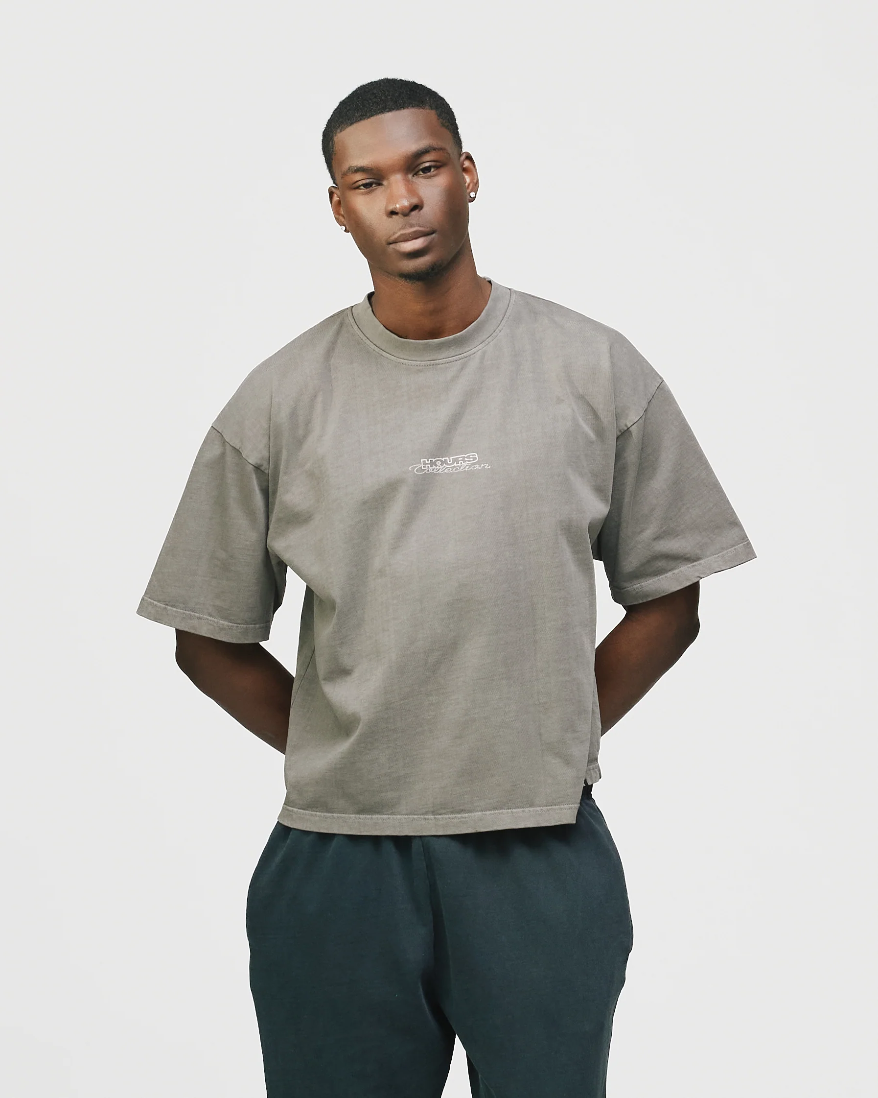 Outlaw Cropped T-Shirt - Vintage Grey