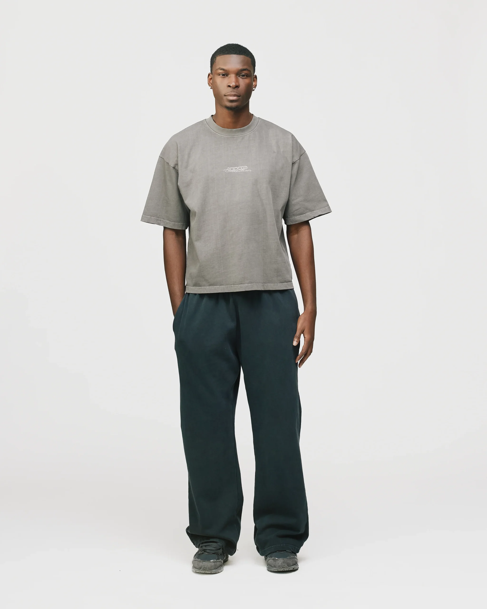 Outlaw Cropped T-Shirt - Vintage Grey