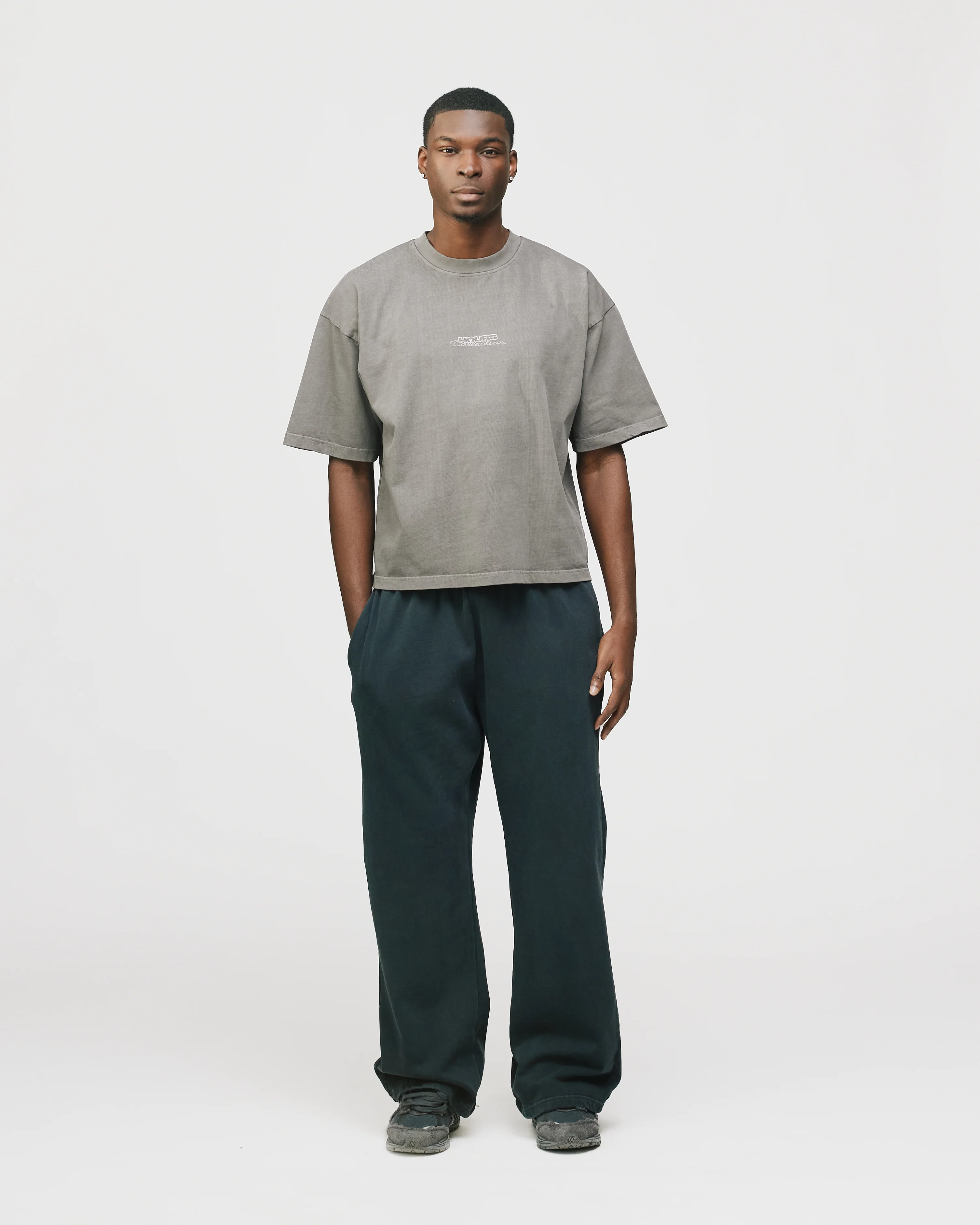 Outlaw Cropped T-Shirt - Vintage Grey