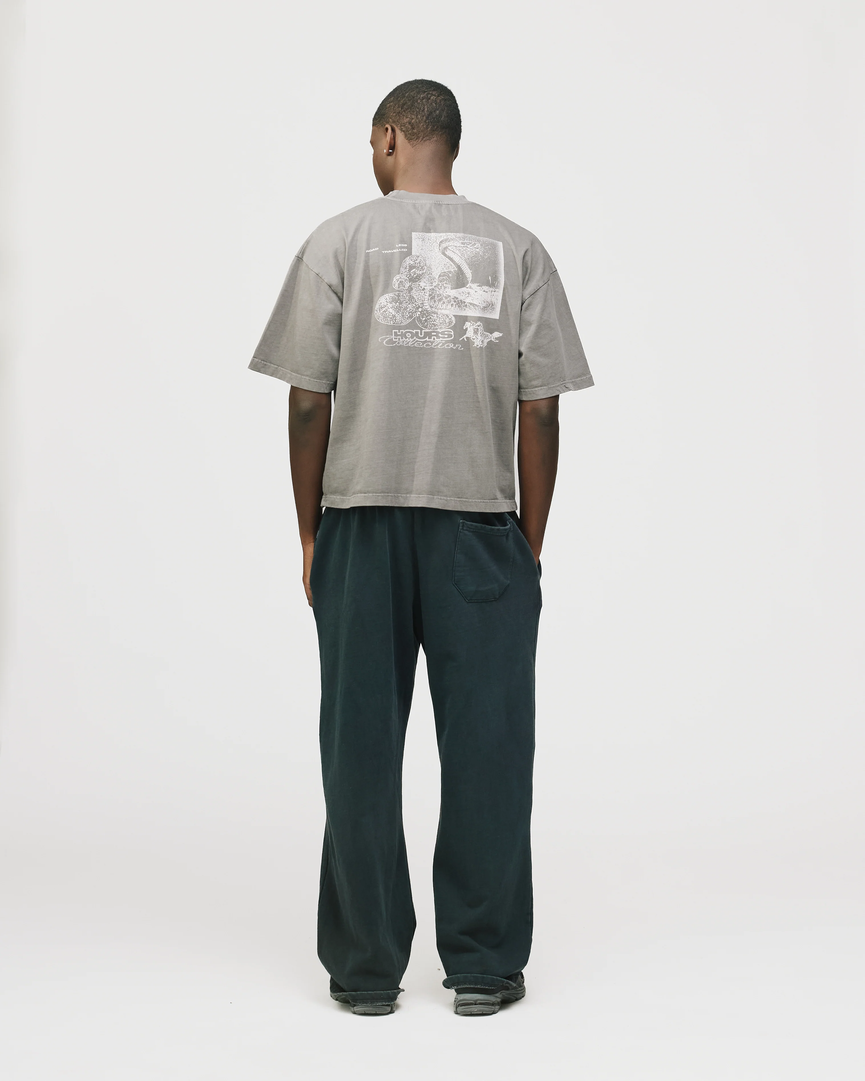 Outlaw Cropped T-Shirt - Vintage Grey