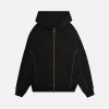 Arc Zip Hoodie - Black