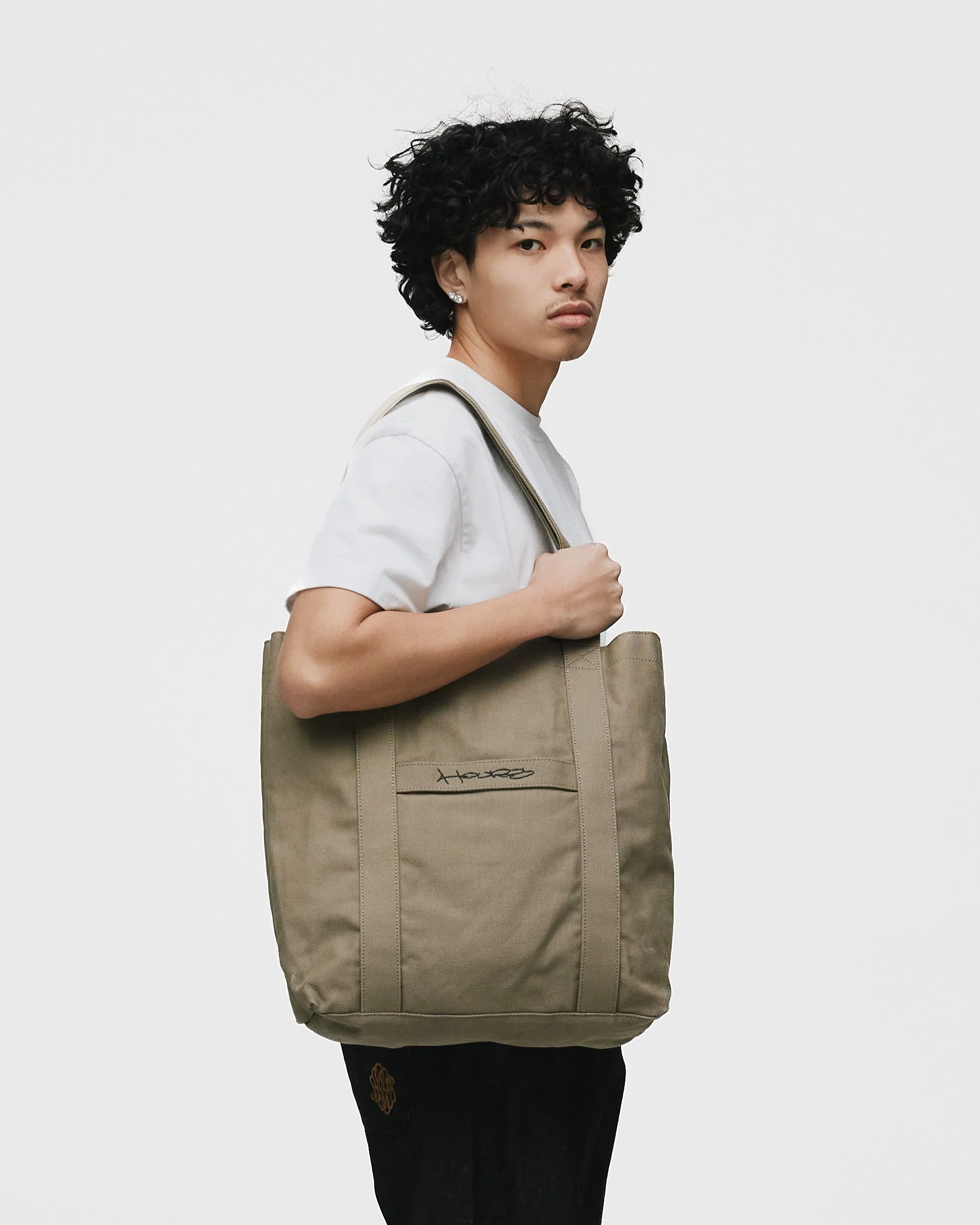 Oversized Tote - Olive
