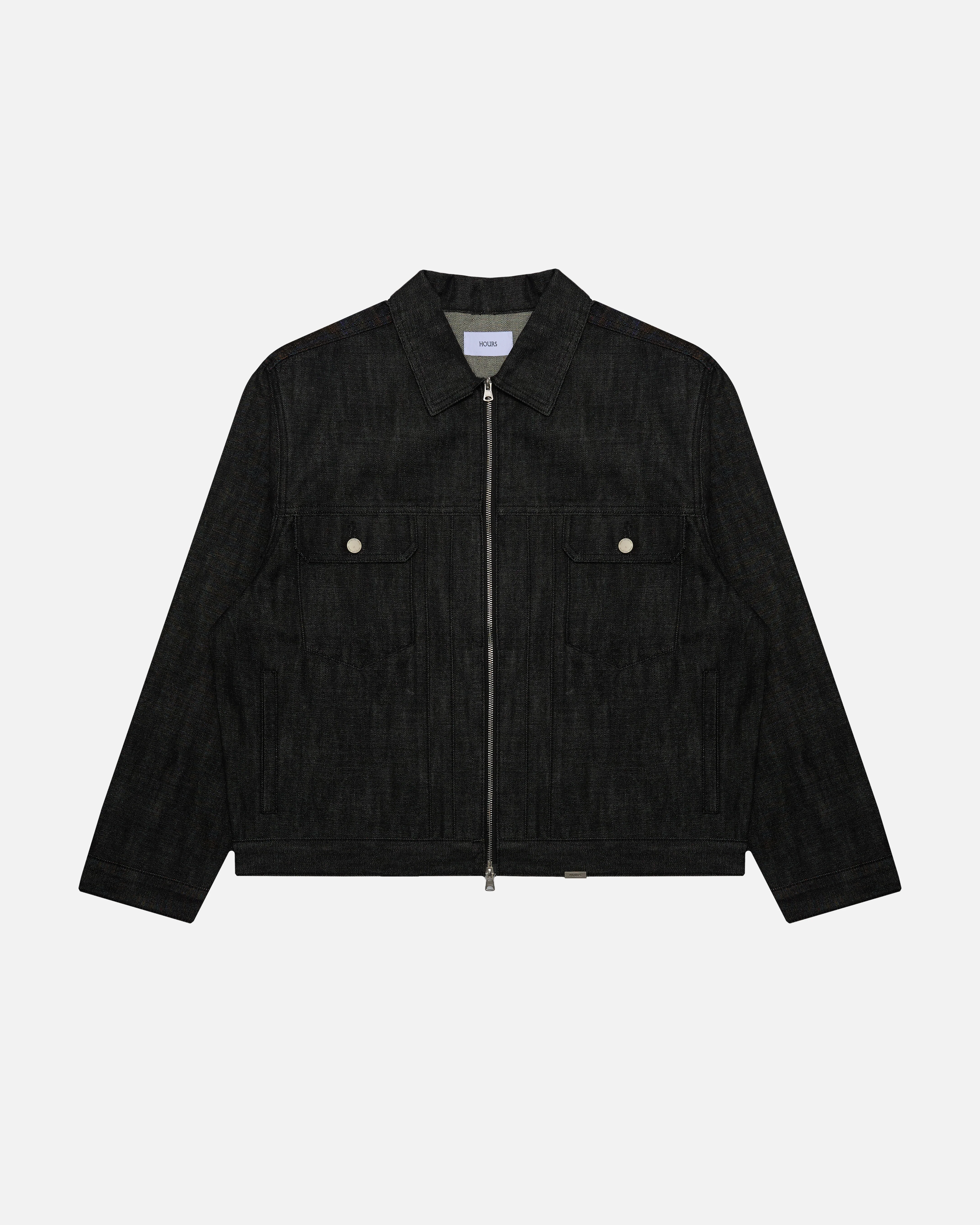 1918-raw-denim-jacket-black-1.webp Raw Denim Jacket - Black