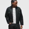 Raw Denim Jacket - Black