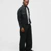 Raw Denim Jacket - Black