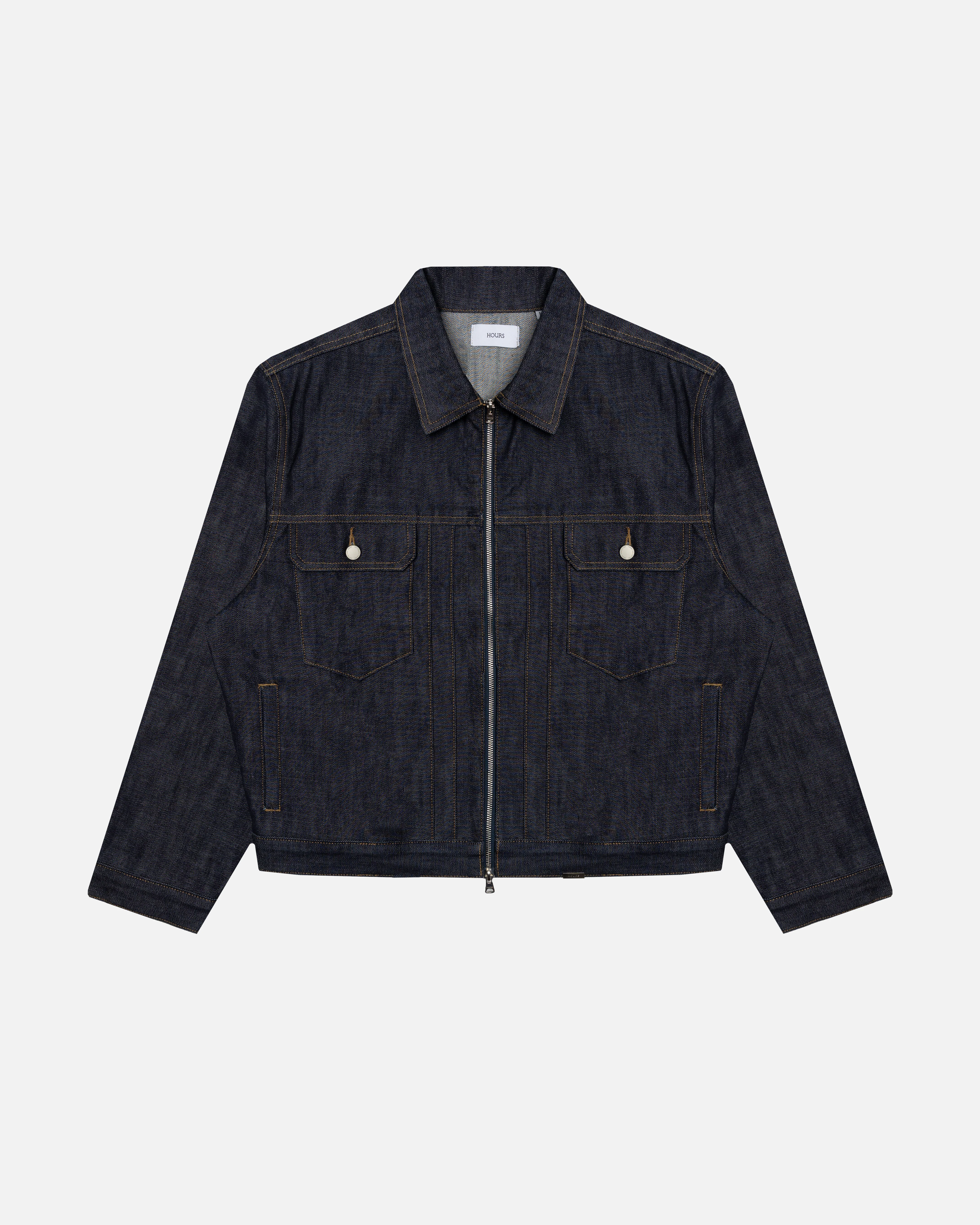 1924-raw-denim-jacket-indigo-1.webp Raw Denim Jacket - Indigo
