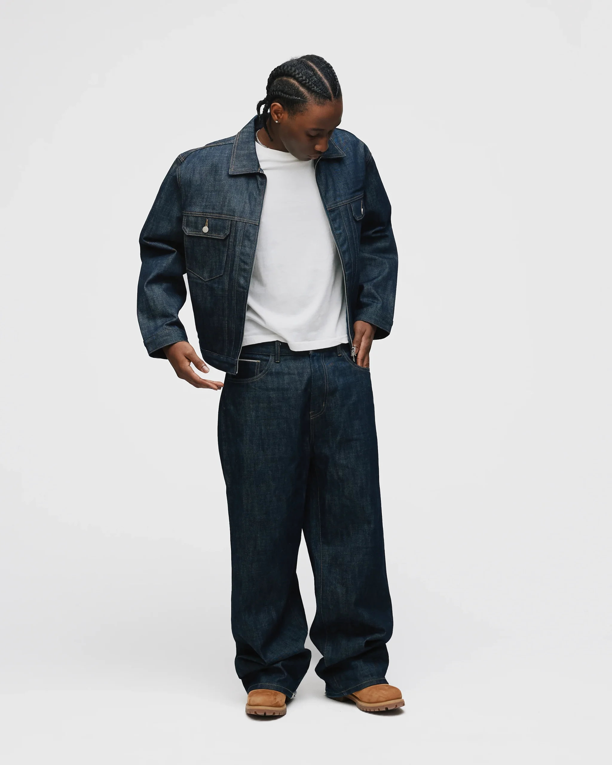Raw Denim Jacket - Indigo