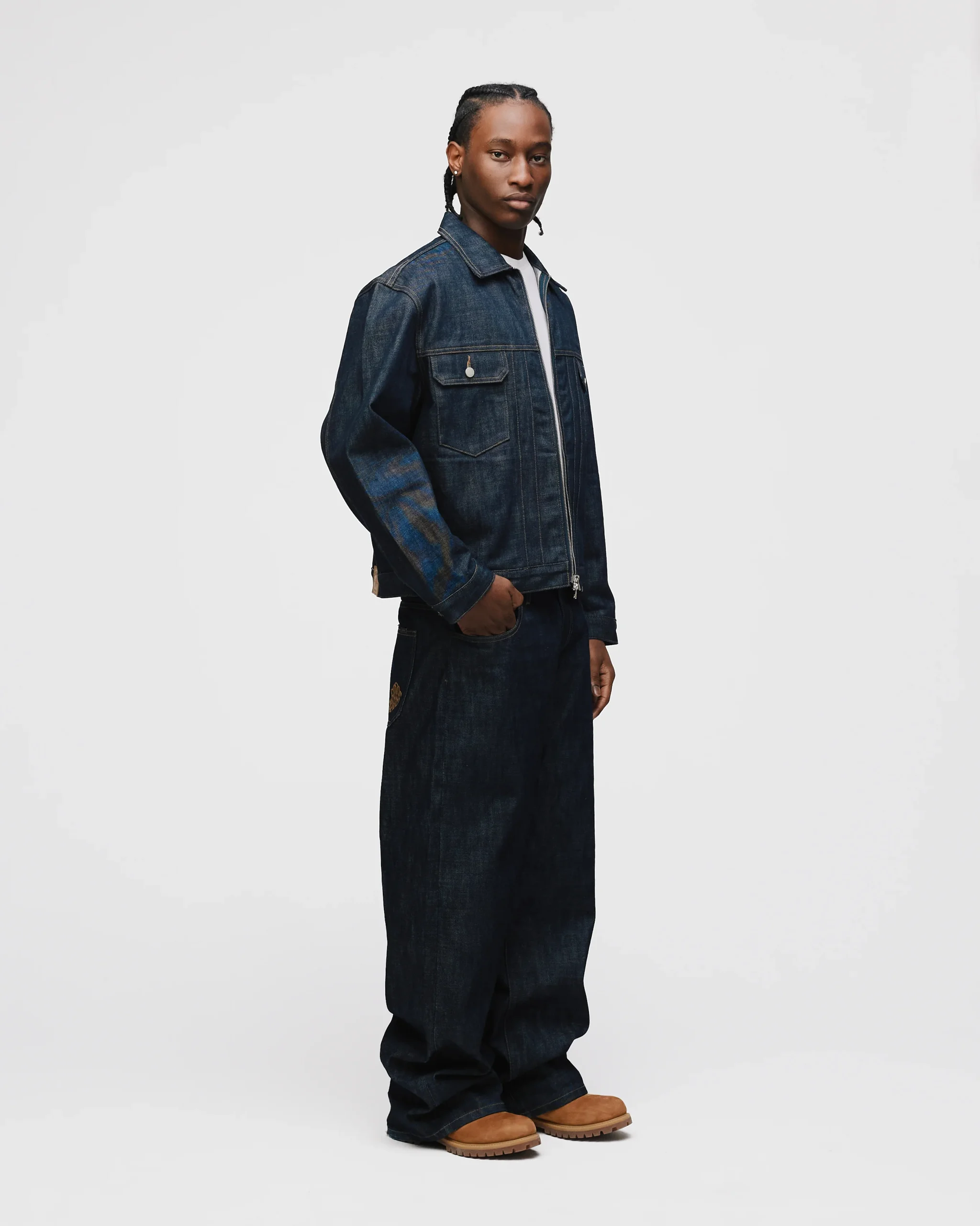 Raw Denim Jacket - Indigo