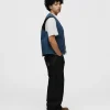 Reversible Workwear Vest - Washed Blue