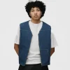Reversible Workwear Vest - Washed Blue