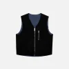 Reversible Workwear Vest - Washed Blue