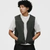 Reversible Workwear Vest - Washed Grey