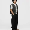 Reversible Workwear Vest - Washed Grey