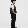 Reversible Workwear Vest - Washed Grey