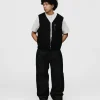 Reversible Workwear Vest - Washed Grey