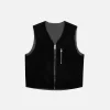 Reversible Workwear Vest - Washed Grey