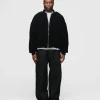 Sherpa Full Zip - Black