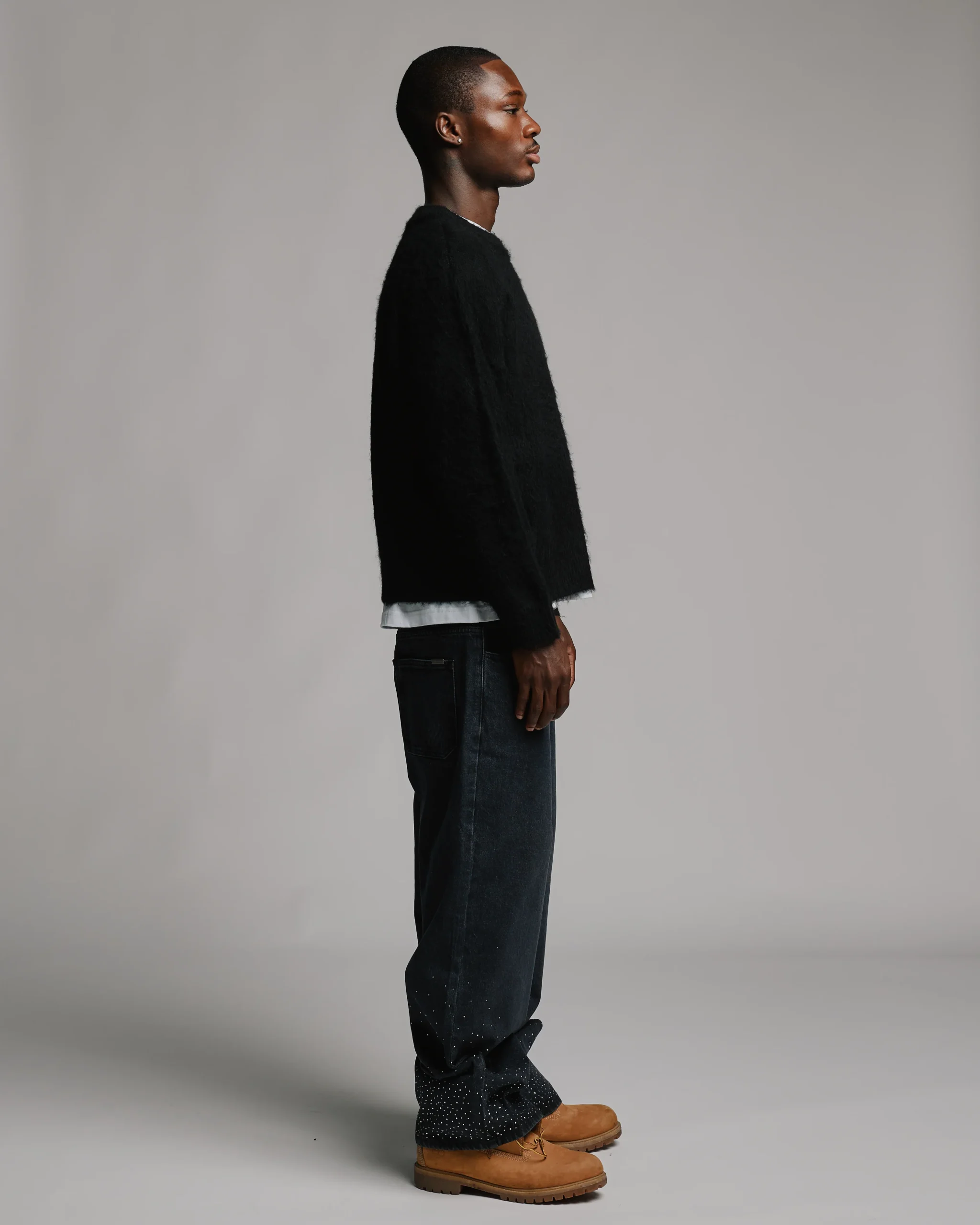 1977-signature-mohair-sweater-black-4.webp Signature Mohair Sweater - Black