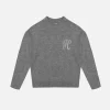 1983-signature-mohair-sweater-grey-1.webp Signature Mohair Sweater - Grey